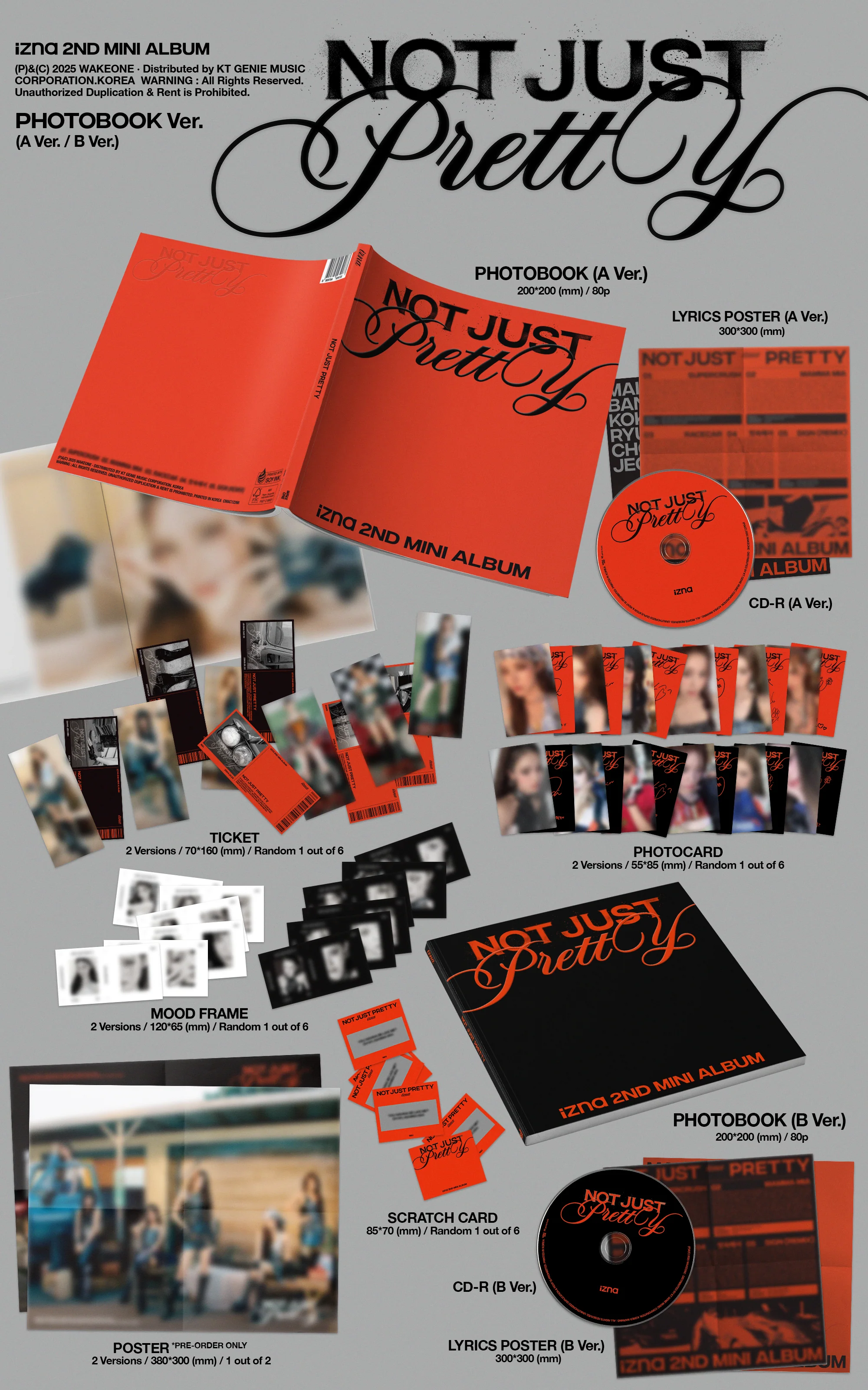 izna - 2nd Mini Album [Not Just Pretty] - Image 3
